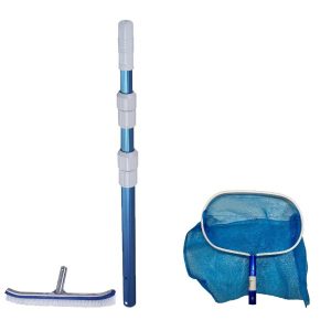 Coolsplash Teleskopsæt med børste og net 120cm