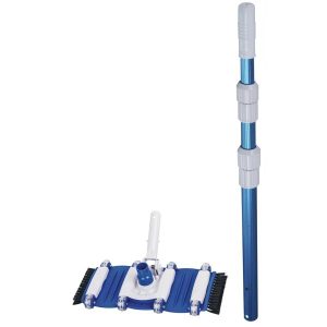 Coolsplash Teleskopsæt med drejefunktion og børste 120cm